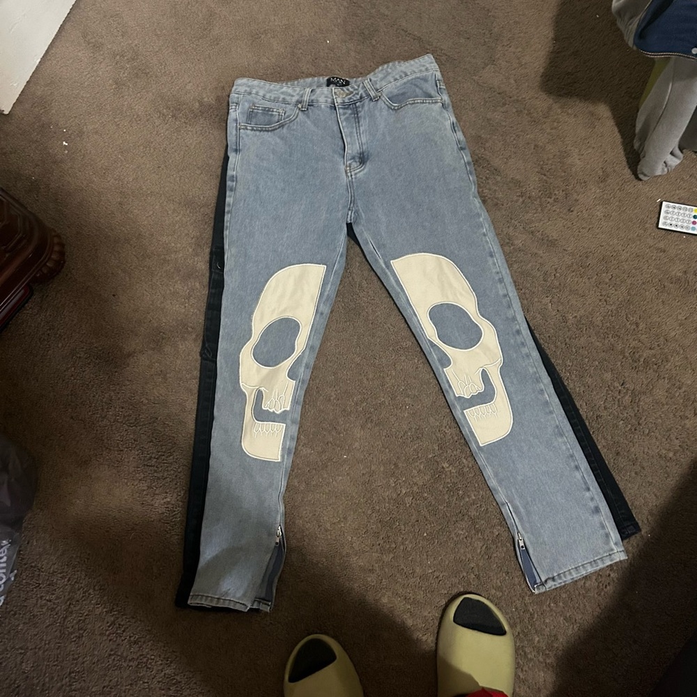 mnml skull pants